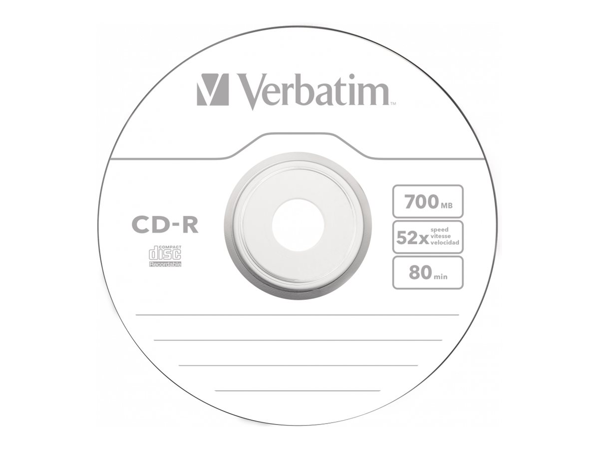 Verbatim 10 x CD-R - 700 MB (80 Min) 52xSpindel