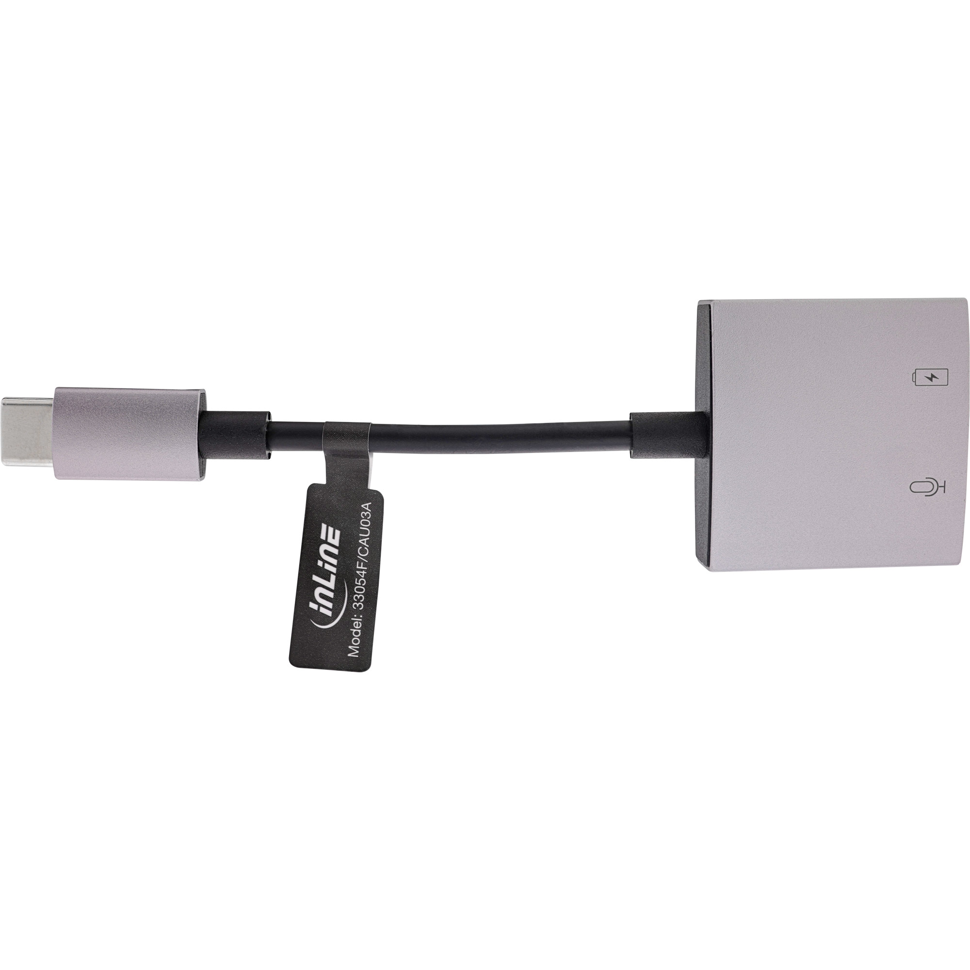 InLine USB-C Audio Adapter - USB-C zu 3,5mm Buchse + PD 30WUSB-C Audio Adapter - USB-C zu 3,5mm Buchse + PD 30W