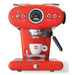 Illycafé X1 Anniversary Maschine für gemahlenen Kaffee und E.S.E.-Pads  rot