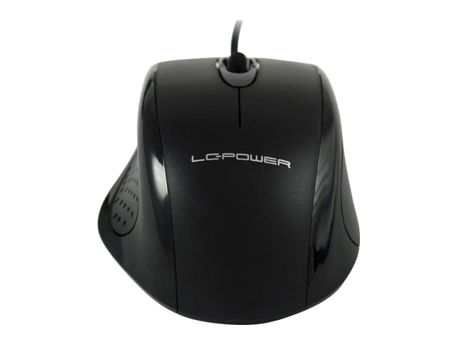 LC-Power m710B optical, rechts, Optisch, USB Typ-A, SchwarzOptical Mäuse - Cable 1.45m - Schwarz