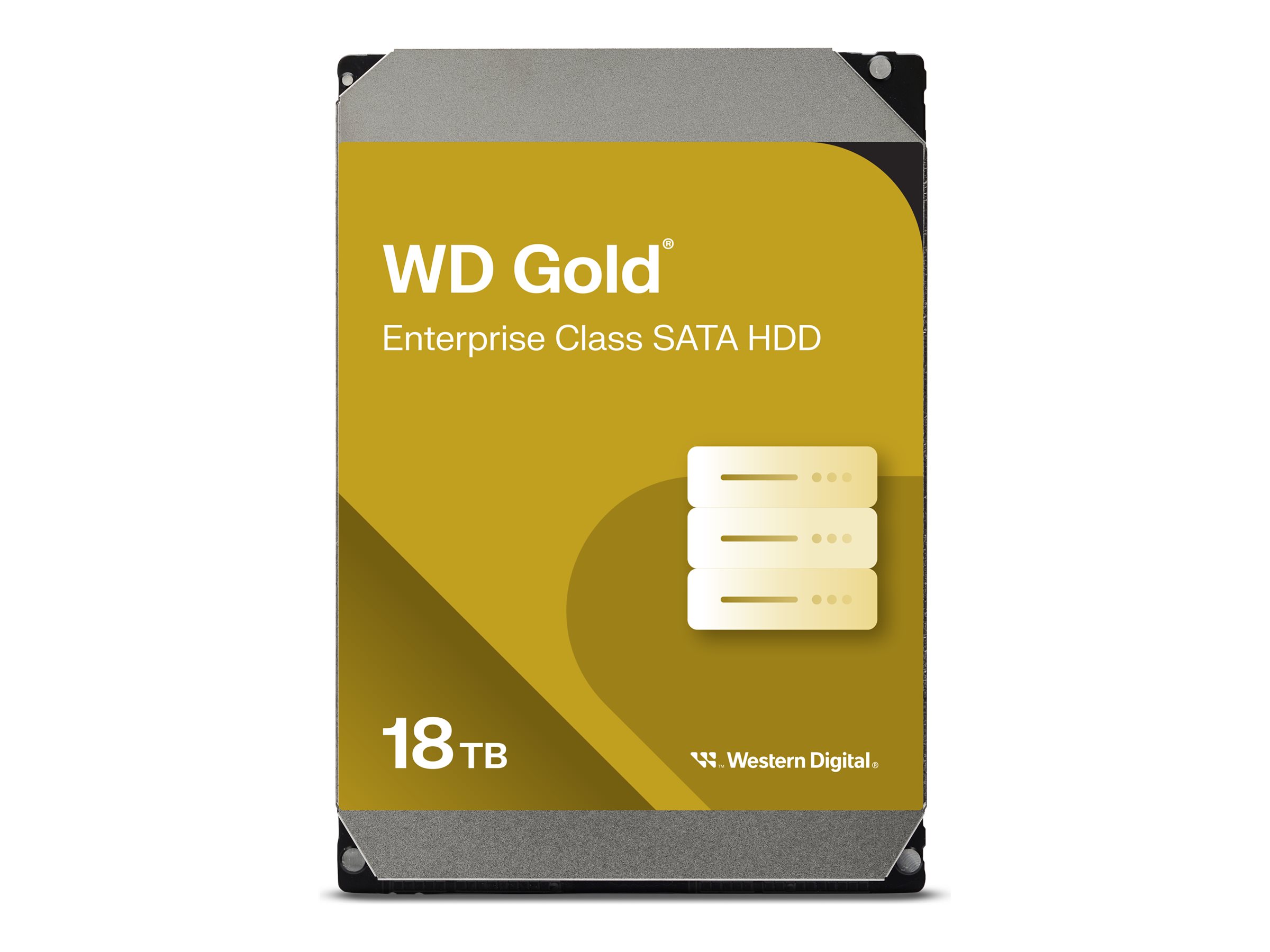WD Gold WD181KRYZ - Festplatte - 18 TB - intern - 3.5" (8.9 cm)SATA 6Gb/s - 7200 rpm - Puffer: 512 MB