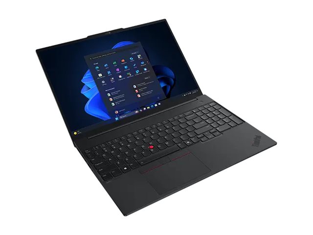 Lenovo ThinkPad E16 Gen 3 21SR - 180°-Scharnierdesign - Intel Core Ultra 5 225U - Win 11 Pro - Intel Graphics - 8 GB RAM - 256 GB SSD TCG Opal Encryption 2, NVMe - 40.6 cm (16")IPS 1920 x 1200 - Wi-Fi