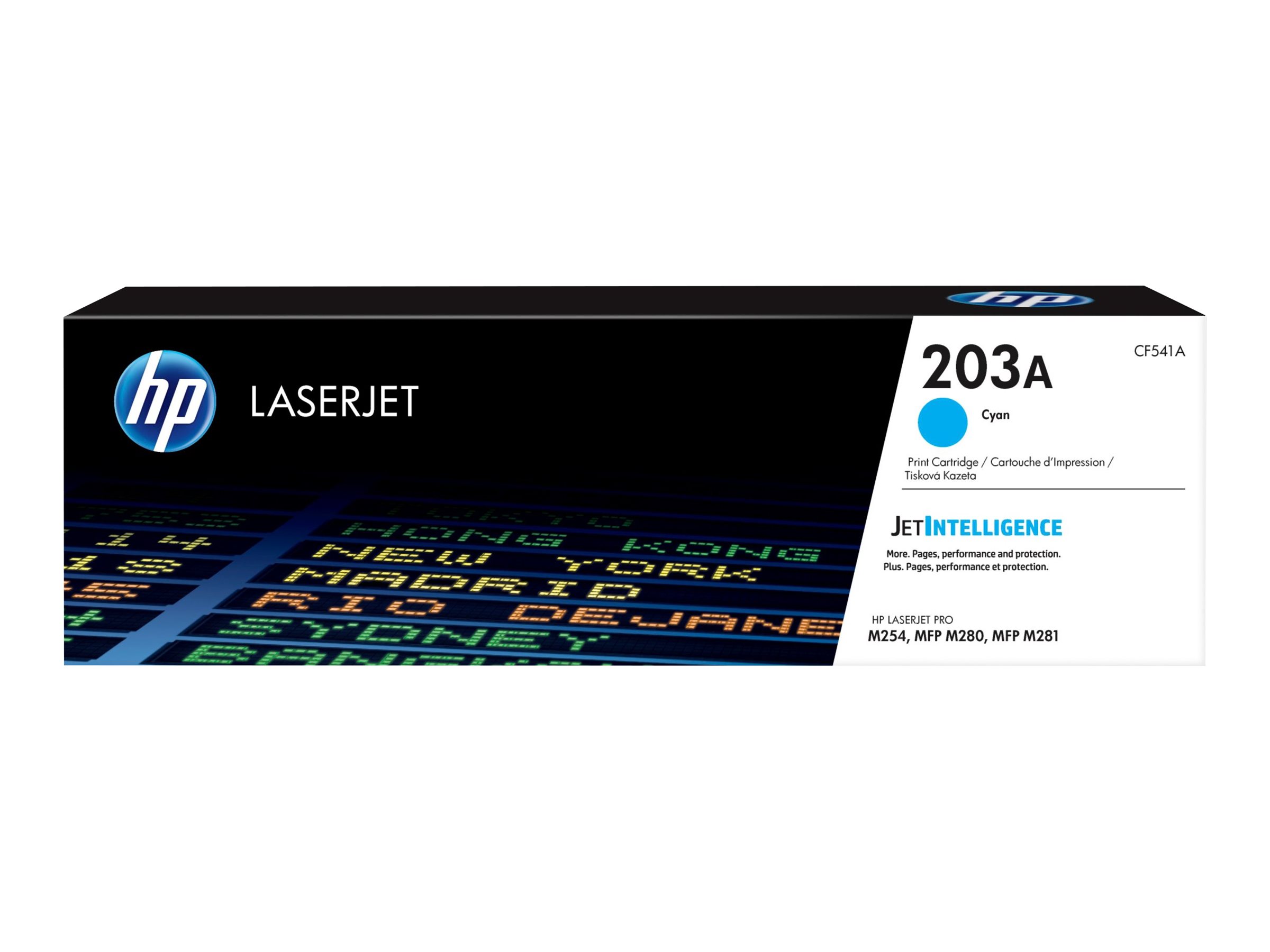 HP 203A - Cyan - original - LaserJet - Tonerpatrone (CF541A)203A Cyan Original LaserJet-Tonerkartusche