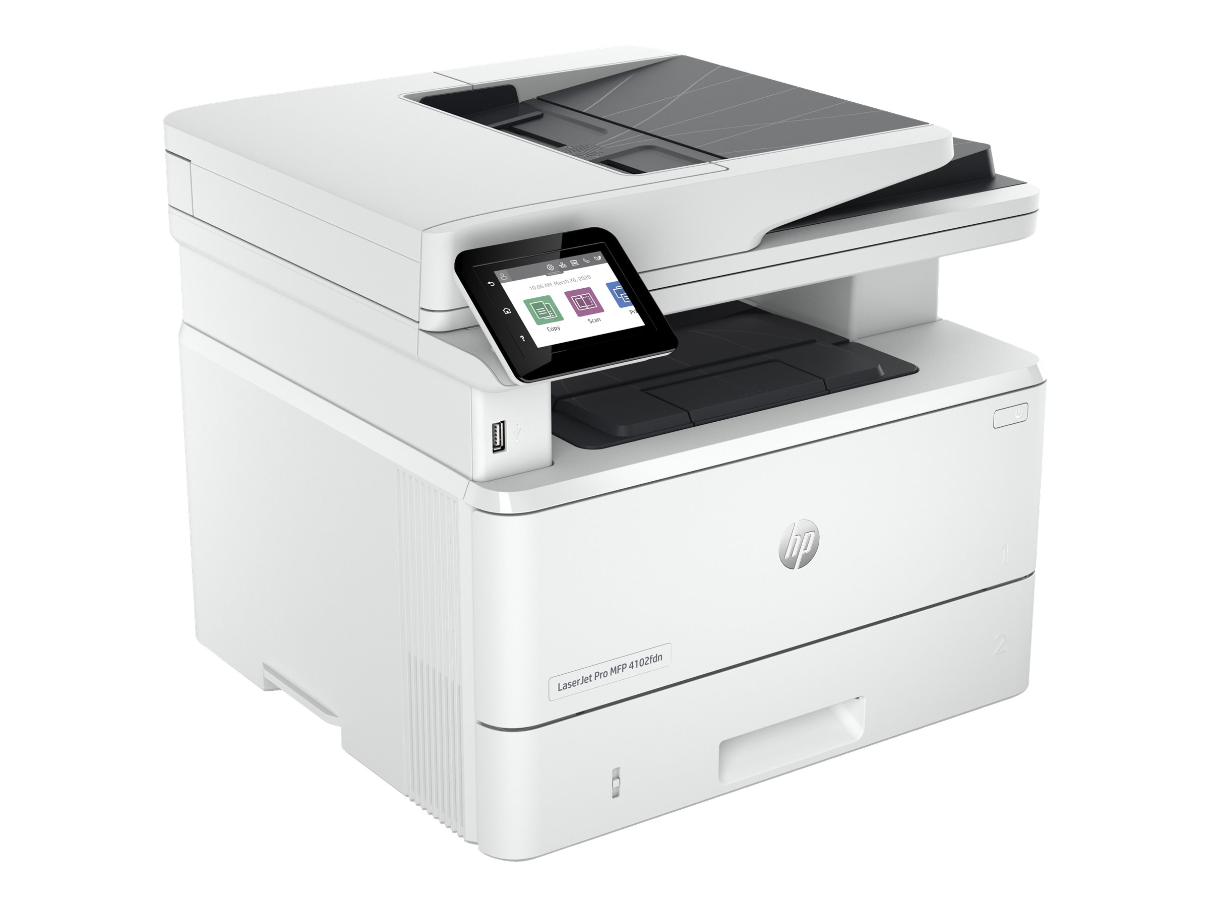 HP LaserJet Pro MFP 4102fdn Drucker, Laser, Monodruck, 1200 x 1200 DPI, Monokopie, A4, WeißLaserJet Pro MFP 4102fdn Drucker