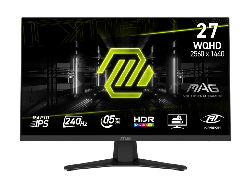 MSI MAG 274QFDE X24 - LED-Monitor - Gaming - 68.6 cm (27")2560 x 1440 QHD @ 240 Hz - Fast IPS - 250 cd/m² - 1000:1 - 0.5 ms - 2xHDMI - DisplayPort