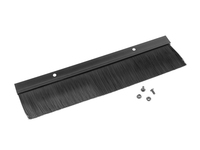 Lanberg Kabelabdeckung mit Bürsten - Schwarz, RAL 9004 - 1U - 48.3 cm (19")Rack
