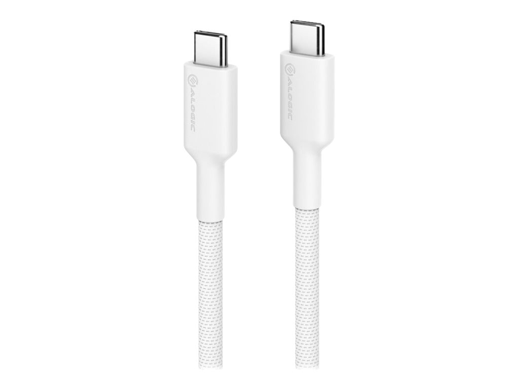 Alogic Elements Pro - USB-Kabel - USB-C (M)zu USB-C (M) - USB 2.0 - 5 A - 2 m - weiß