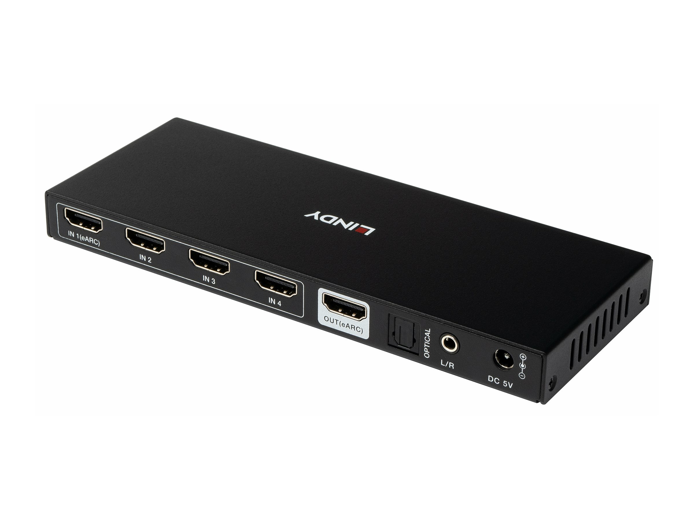 Lindy Video/Audio-Schalter - 8K60, mit eARC4 x HDMI - Desktop