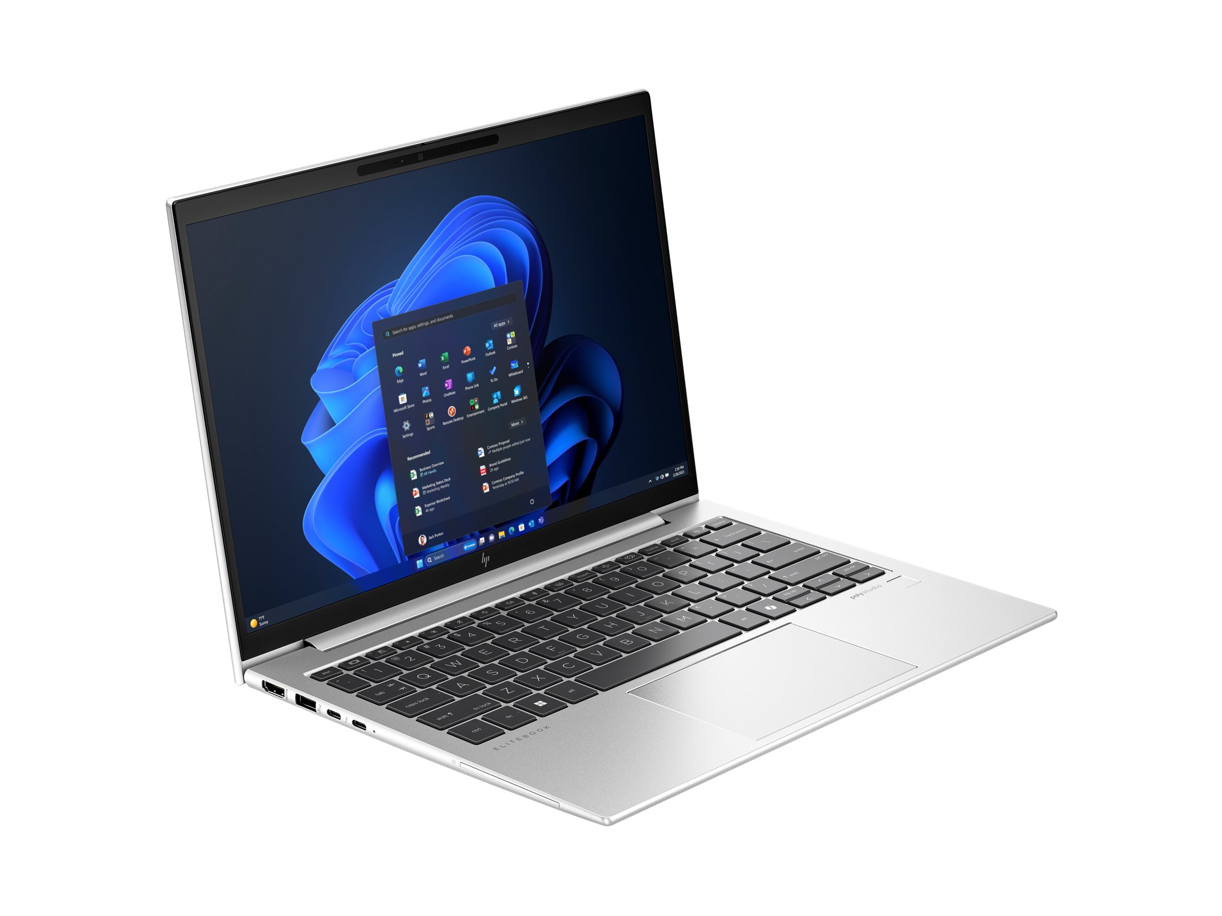 HP EliteBook 835 G11 Notebook - AMD Ryzen 7 8840U / 3.3 GHz - Win 11 Pro - Radeon 780M - 16 GB RAM - 512 GB SSD NVMe - 33.8 cm (13.3")IPS 1920 x 1200 - Wi-Fi 6E - Bluetooth - 4G LTE-A Pro - kbd: Deuts