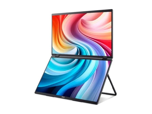Acer PD193Q Ebmiuux - PD3 Series - LCD-Monitor - 48.3 cm (19")(18.5" sichtbar) - tragbar - 1920 x 1080 Full HD (1080p) @ 60 Hz - IPS - 250 cd/m² - 4 ms - HDMI - 2xUSB-C - Lautsprecher - Schwarz