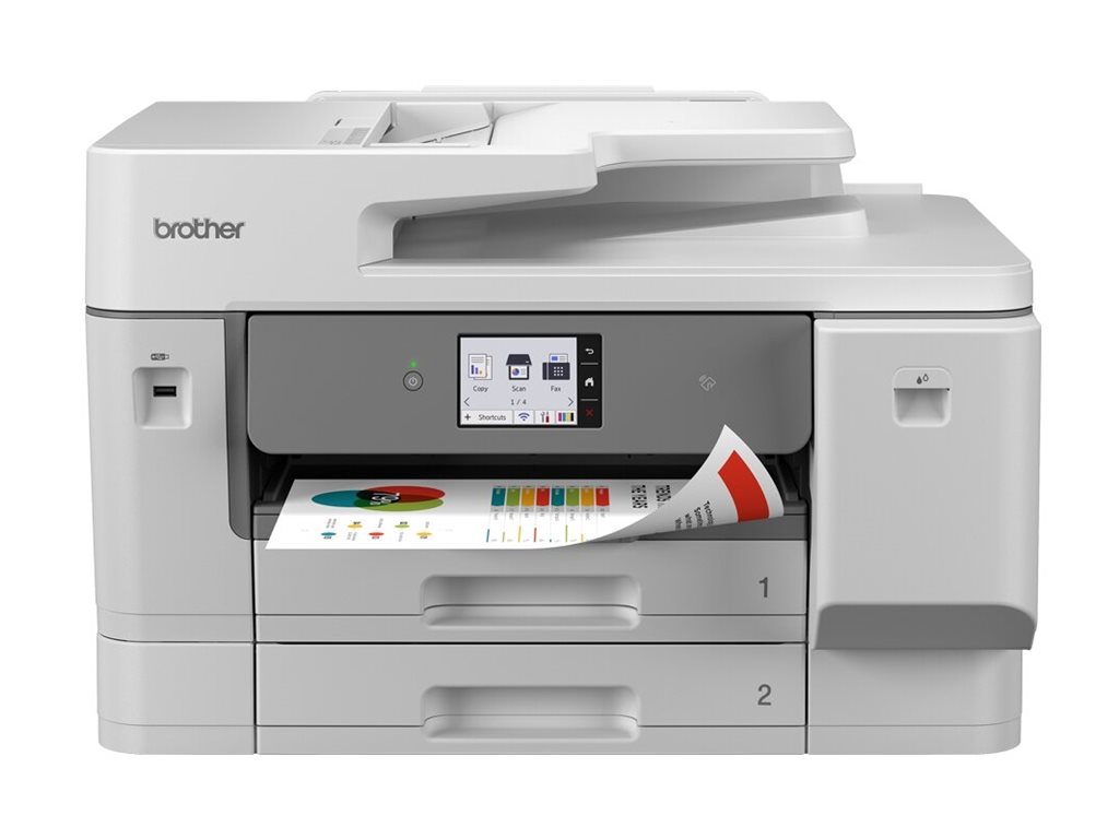 Brother MFC-J6975DW - Multifunktionsdrucker - Farbe - Tintenstrahl - A3 (297 x 420 mm)(Original) - A3 (Medien) - bis zu 25 Seiten/Min. (Kopieren) - bis zu 31 Seiten/Min. (Drucken) - 250 Blatt - USB 2.