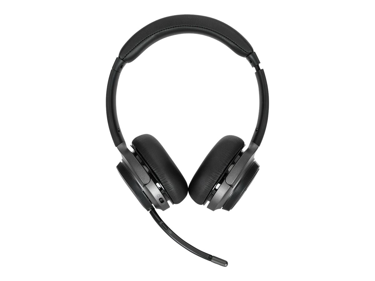 Hyper Targus AEH104GL - Headset - On-Ear - konvertierbarBluetooth - kabellos - kabelgebunden - 3,5 mm Stecker - Geräuschisolierung - Schwarz