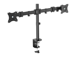 DIGITUS Dual Monitorhalterung, 2x 27", 2x 8 kgSchreibtisch