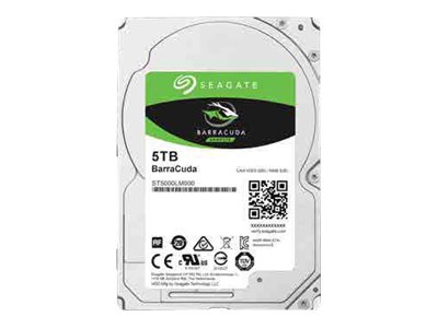 Seagate Guardian BarraCuda ST5000LM000 - Festplatte - 5 TB - intern - 2.5" (6.4 cm)SATA 6Gb/s - 5400 rpm - Puffer: 128 MB