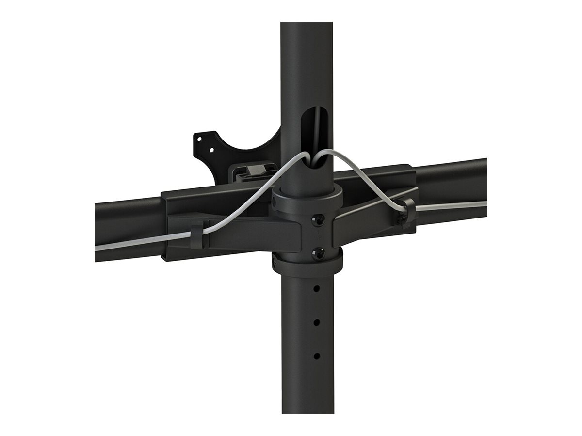 Neomounts FPMA-D700D6 - Befestigungskit - Voll beweglich - für 6 LCD-Displays - Schwarz - Bildschirmgröße: 48.3-68.6 cm (19"-27")Klemmmontage - Tischmontage