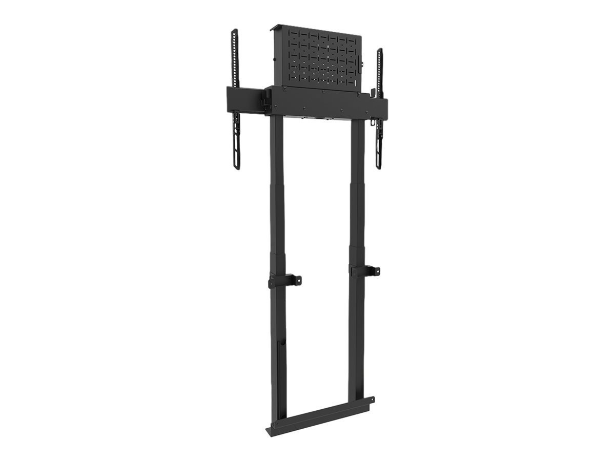 Neomounts WL55-875BL1 - Befestigungskit (Wandmontage)motorisiert - für Flachbildschirm - verriegelbar - Stahl - Schwarz - Bildschirmgröße: 140-254 cm (55"-100")