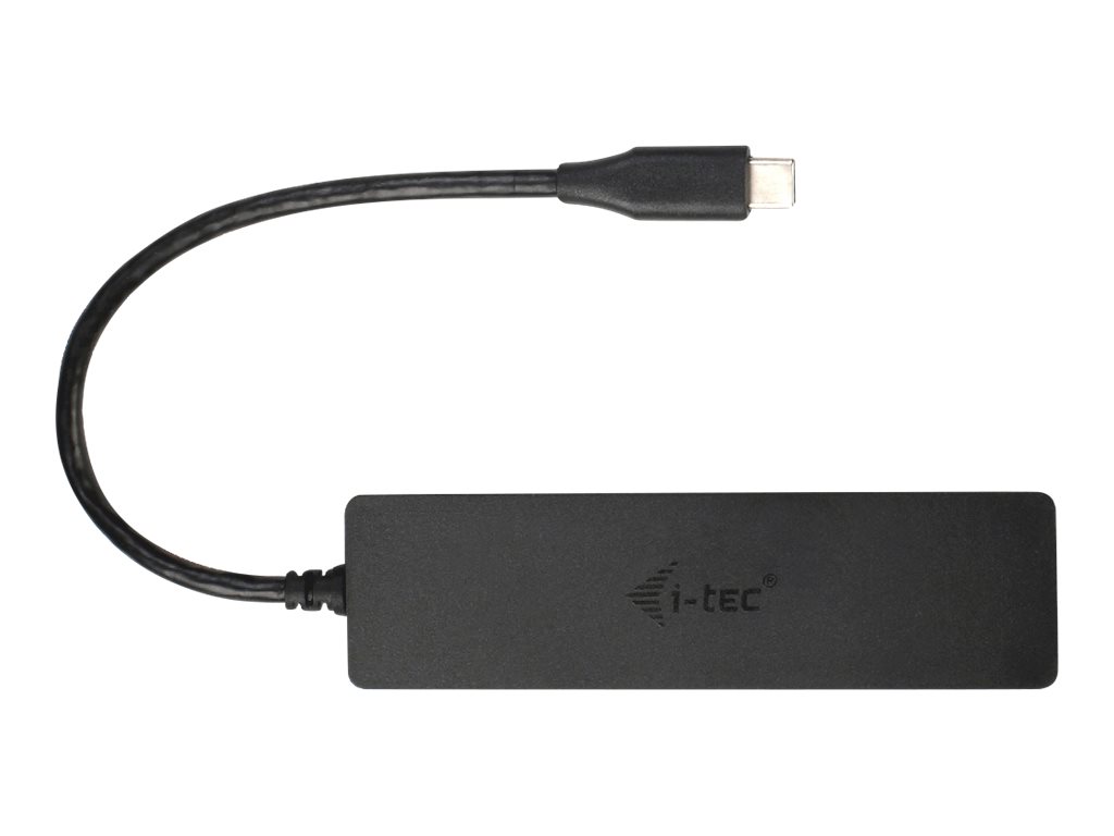 i-tec USB-C Slim Passive Hub - Hub - 4 x SuperSpeedUSB 3.0 - Desktop