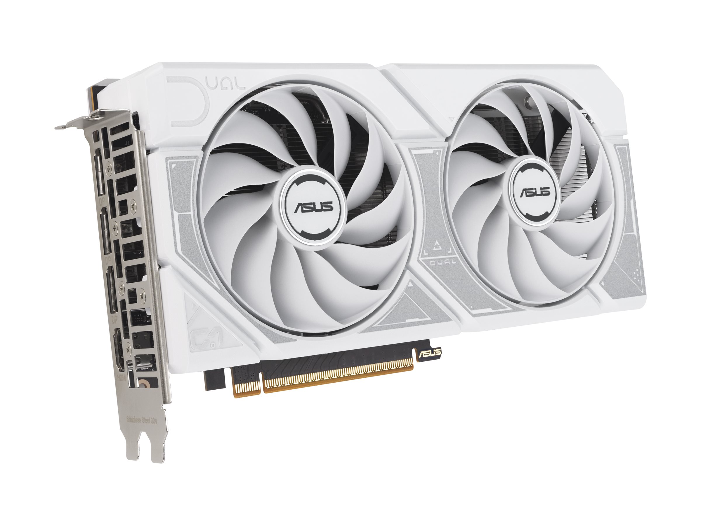 ASUS Dual - Grafikkarte - GeForce RTX 50608 GB GDDR7 - PCI Express 5.0 - 3 x DisplayPort - HDMI - weiß