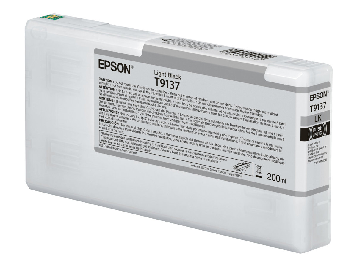 Epson T9137 - 200 ml - Schwarz - original - Tintenpatronefür SureColor SC-P5000 - SC-P5000 STD Spectro - SC-P5000 Violet - SC-P5000 Violet Spectro