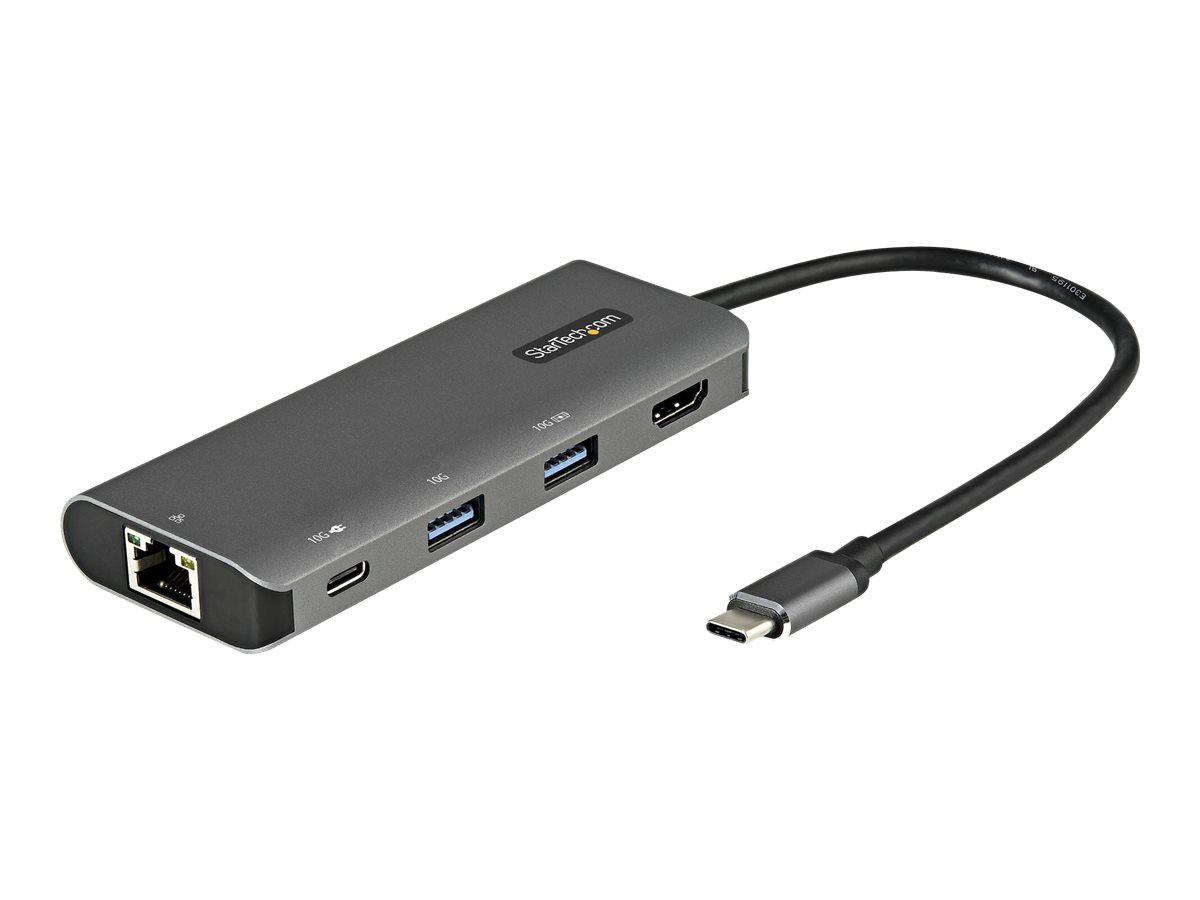StarTech.com USB C Multiport Adapter - 4K 30HzHDMI - 100W PD - Dockingstation - USB-C 3.2 Gen 2 / Thunderbolt 3 - HDMI - 1GbE - für P/N: PEXUSB321C