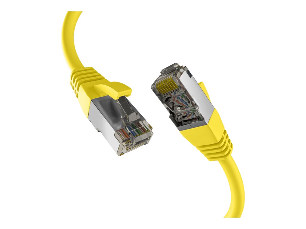 M-CAB EFB-Elektronik - Patch-Kabel - RJ-45 (M) zu RJ-45 (M)5 m - 6.2 mm - S/FTP - PiMF - CAT 8.1 - geschirmt - halogenfrei - geformt - verseilt - Knickschutzmanschette - 40-Gigabit-Ethernet - Steckerb