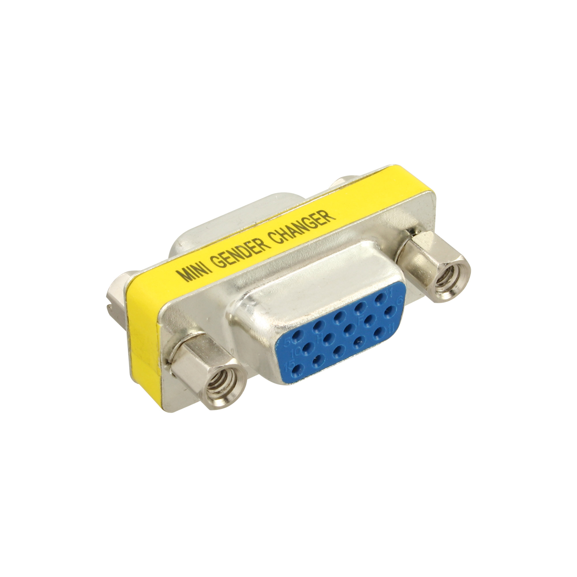 InLine Mini-Gender-Changer - 15pol HD (VGA) - Buchse / Buchsezu HD-15 (VGA) (W)