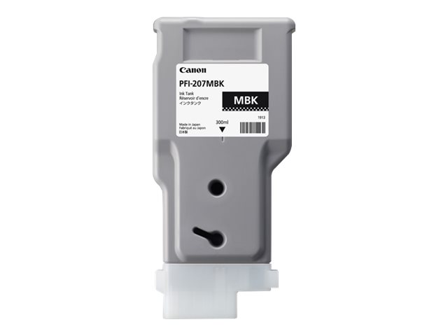 Canon PFI-207 MBK - 300 ml - mattschwarz - originalTintenbehälter - für imagePROGRAF iPF680 - iPF685 - iPF780 - iPF785