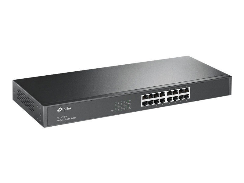 TP-LINK TL-SG1016 - Switch - 16 x 10/100/1000an Rack montierbar