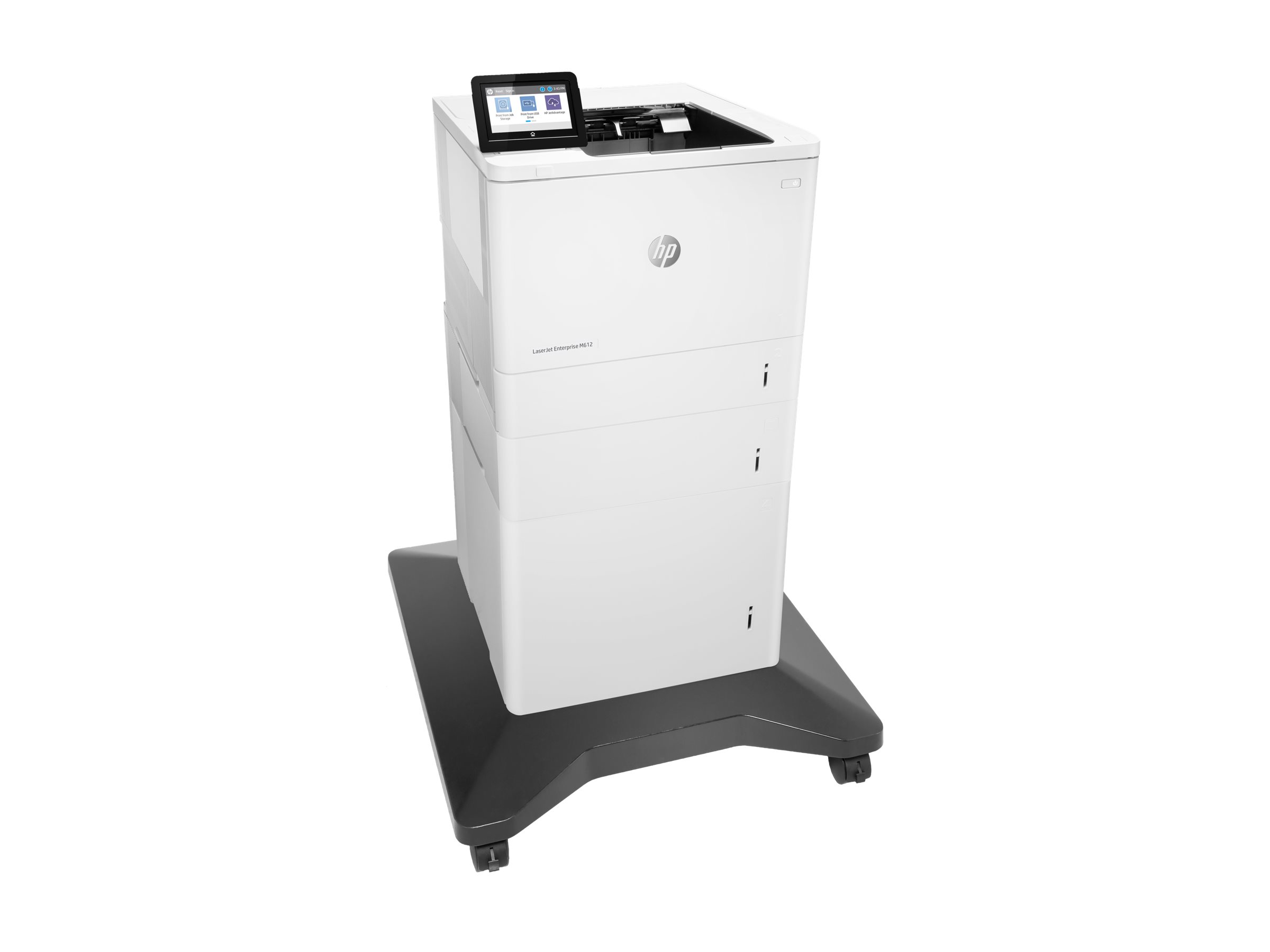 HP LaserJet Enterprise M612dn - Drucker - s/wDuplex - Laser - A4/Legal - 1200 x 1200 dpi - bis zu 71 Seiten/Min. - Kapazität: 650 Blätter - USB 2.0 - Gigabit LAN - USB 2.0-Host