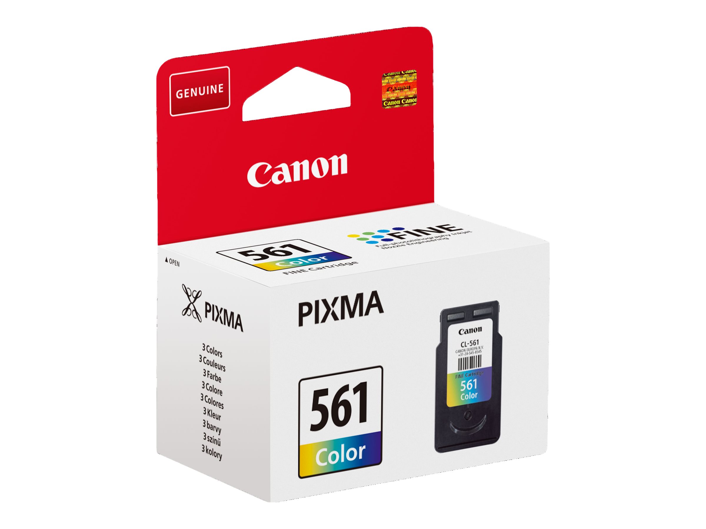 Canon CL-561 - Farbe (Cyan, Magenta, Gelb)original - Tintenpatrone - für PIXMA TS5350 - TS5351 - TS5352 - TS5353 - TS7450 - TS7451