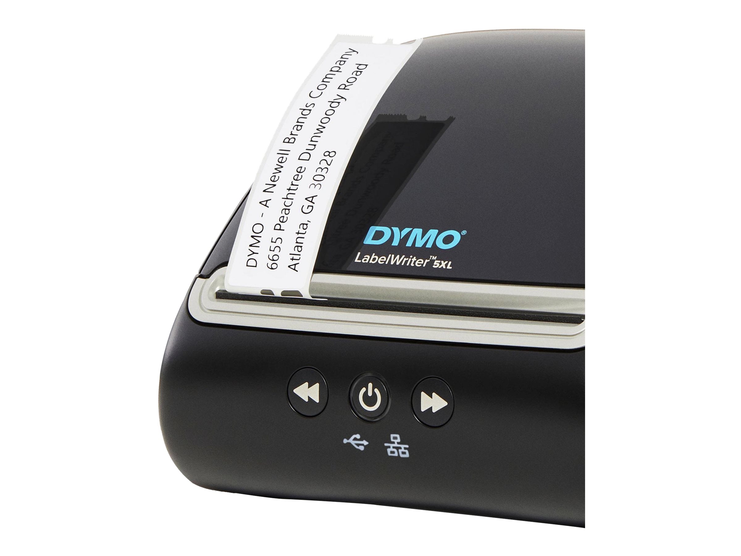 Dymo LabelWriter 5XL - Etikettendrucker - Thermodirekt - Rolle (11,5 cm)300 dpi - bis zu 53 Etiketten/Min. - USB 2.0 - LAN
