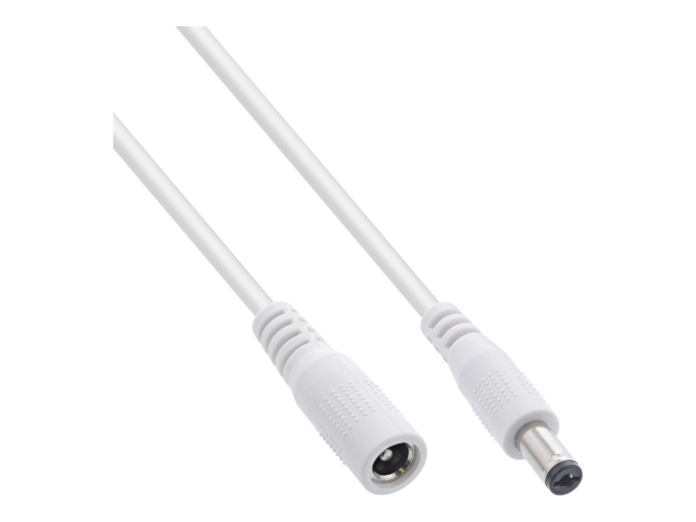 InLine Verlängerungskabel - DC Stecker 5,5x2,1mm - weiß - 3mzu Gleichstromstecker 5,5 x 2,1 mm (W) - 3 m - weiß
