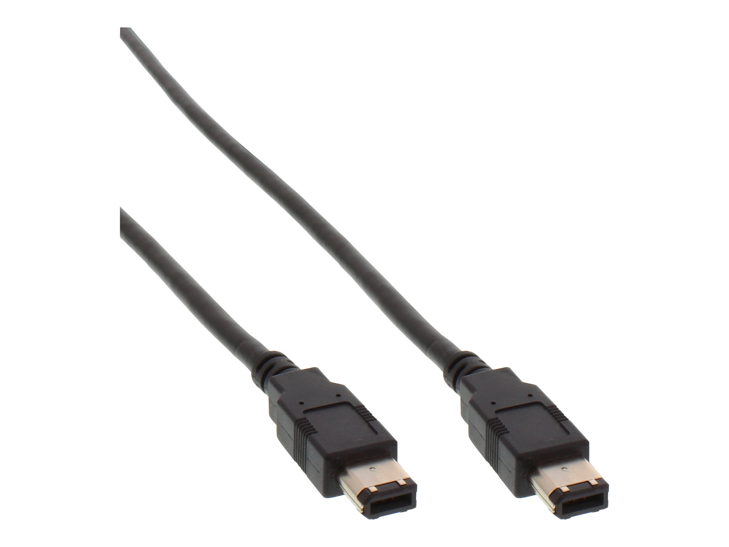 InLine FireWire Kabel - IEEE1394 6pol Stecker / Stecker - schwarz - 1mzu FireWire - 6-polig (M) - 1 m