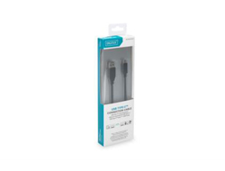 DIGITUS USB-Kabel - USB Typ A (M) zu USB-C (M)USB 3.1 - 1 m - geformt - Schwarz