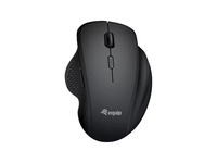 Equip Kabellose Maus mit 6 Tasten und zwei Modi, wiederaufladbar, rechts, Optisch, RF Wireless + Bluetooth, 1600 DPI, SchwarzKabellose Maus mit 6 Tasten und zwei Modi - wiederaufladbar