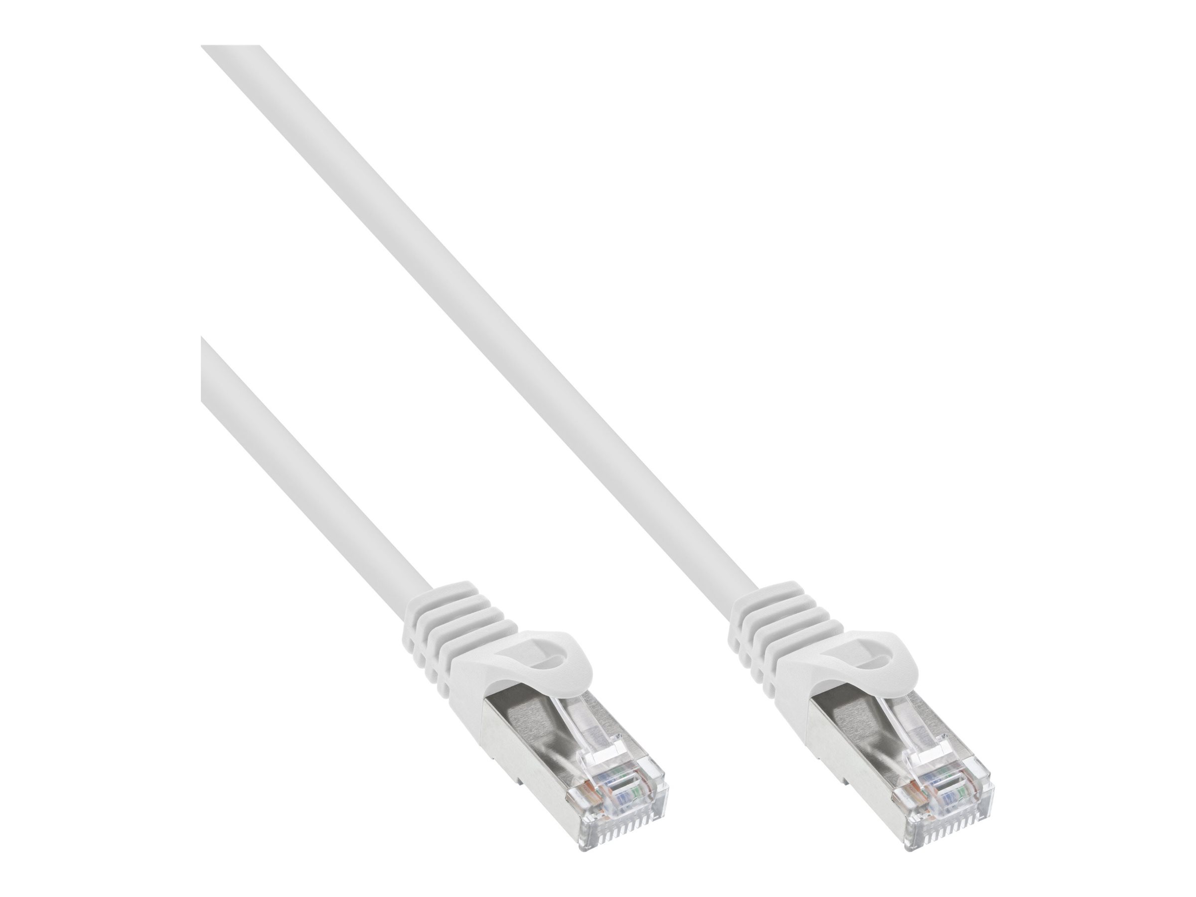 InLine Patchkabel - SF/UTP - Cat.5e - weiß - 3m3 m - SFTP - CAT 5e - geformt - weiß