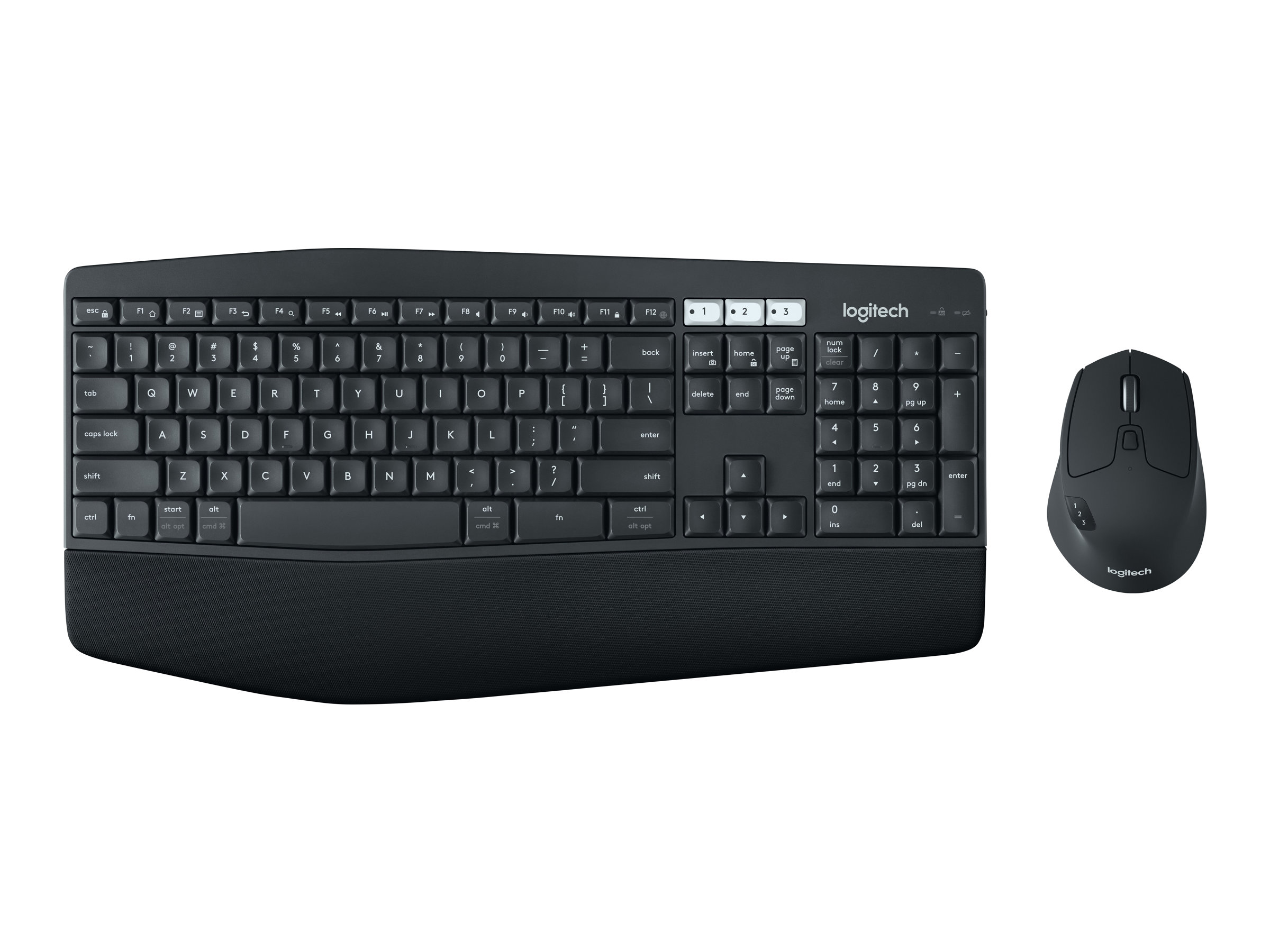 Logitech MK850 Performance - Tastatur-und-Maus-Setkabellos - Bluetooth - 2.4 GHz - QWERTY - US International