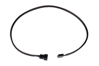 Alphacool 18675, Cable extension, Kunststoff, Schwarz, 4-pin + 4-pin, 600 mm, 1 Stück(e)
