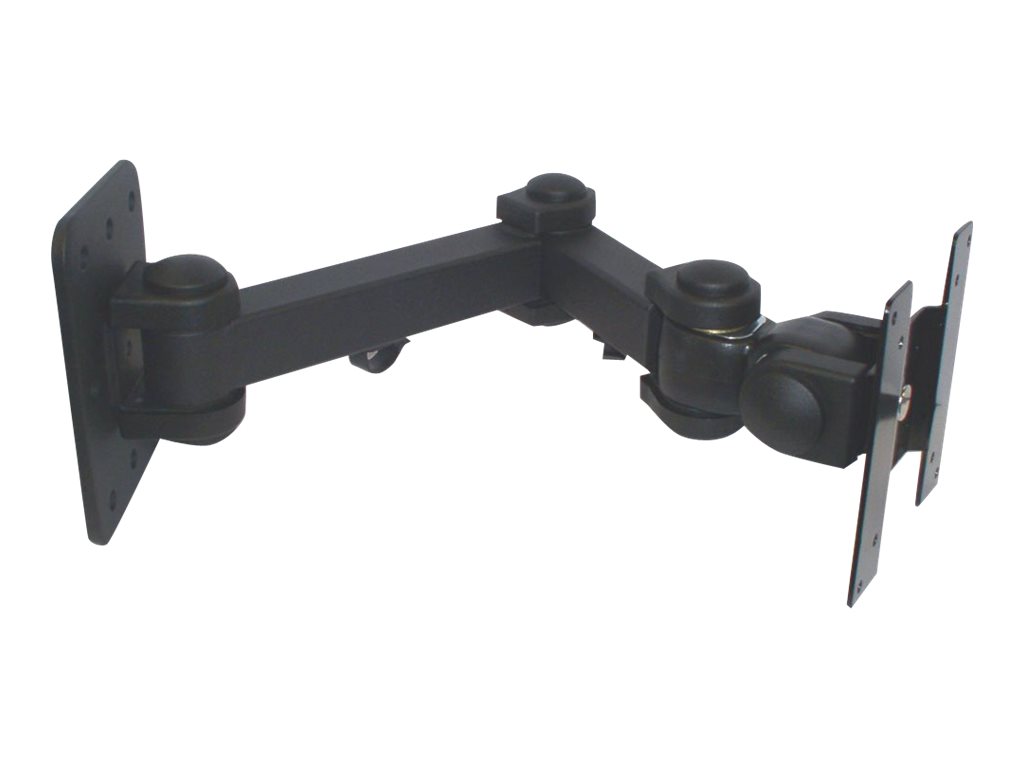 Lindy LCD Multi Joint Wall Bracket - Befestigungskit (Wandbefestigung, 3 Gelenkarme)für LCD-Display - Schwarz
