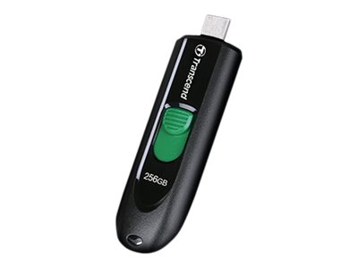 Transcend JetFlash 790C - USB-Flash-Laufwerk256 GB - USB-C 3.2 Gen 1 - Schwarz