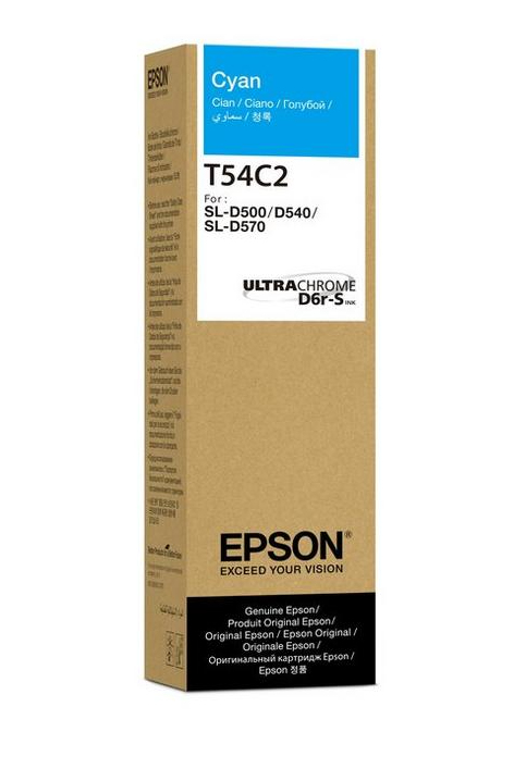 Epson T54C - Cyan - original - Box - Nachfülltintefür SURELAB D570 Professional Minilab - SL-D500