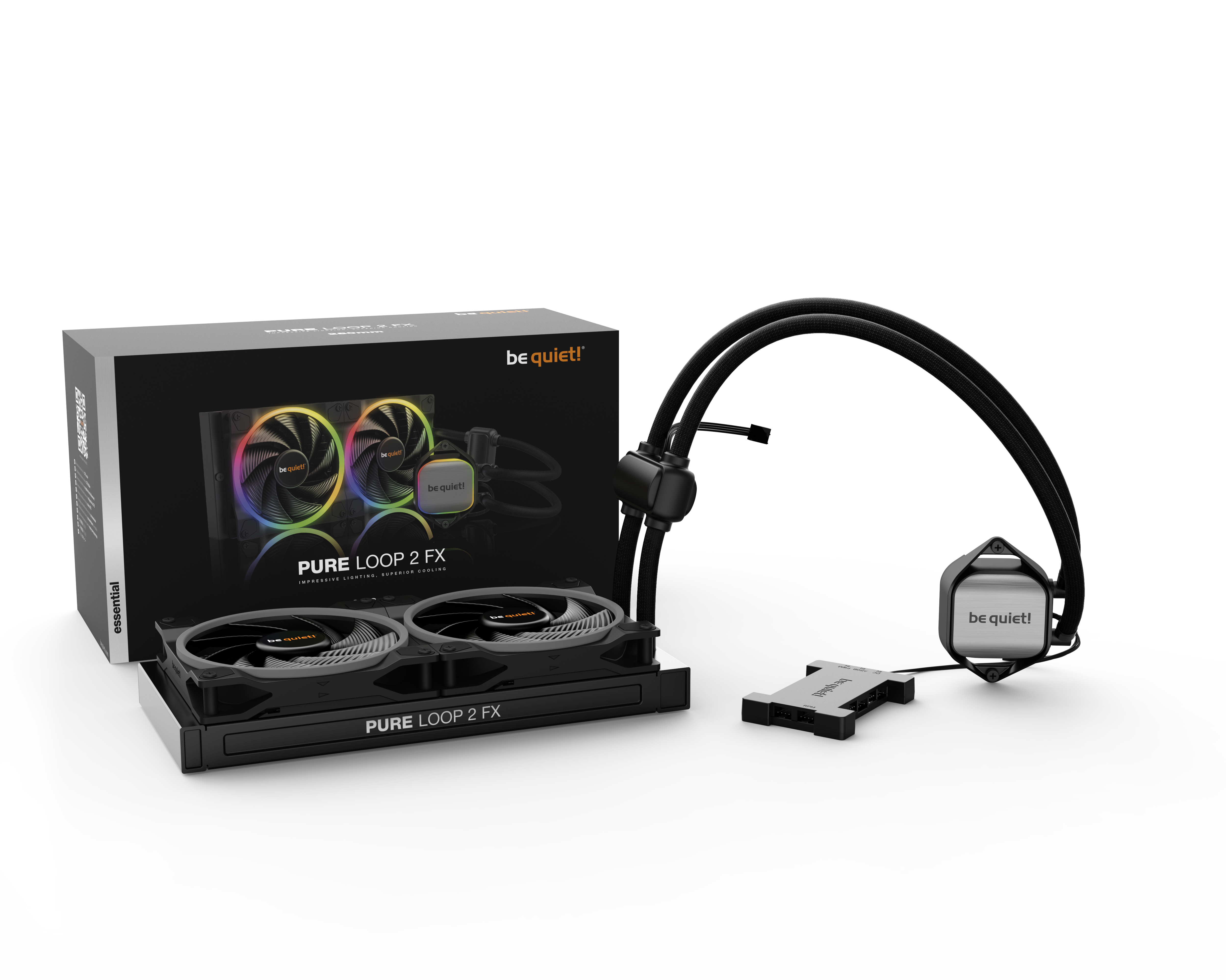 Be Quiet! Pure Loop 2 FX - Prozessor-Flüssigkeitskühlsystem - 280mm - (für: LGA1700, LGA1200, LGA2066, LGA1150, LGA1151, LGA1155, LGA2011, LGA2011-3, LGA2011 (Square ILM)LGA2011-3 (Square ILM) - AM4 -