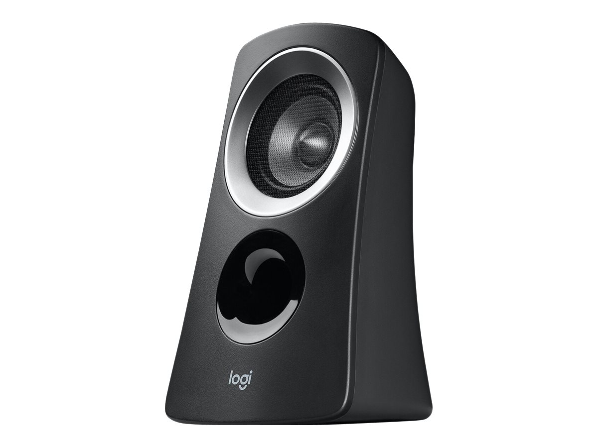 Logitech Z-313 - Lautsprechersystem - für PC - 2.1-Kanal - 25 Watt (Gesamt)Z313 2.1 Lautsprecher-System mit Subwoofer - 50 Watt Spitzenleistung - 3.5 mm Eingang - Kopfhörerbuchse - Bedienelemente am S