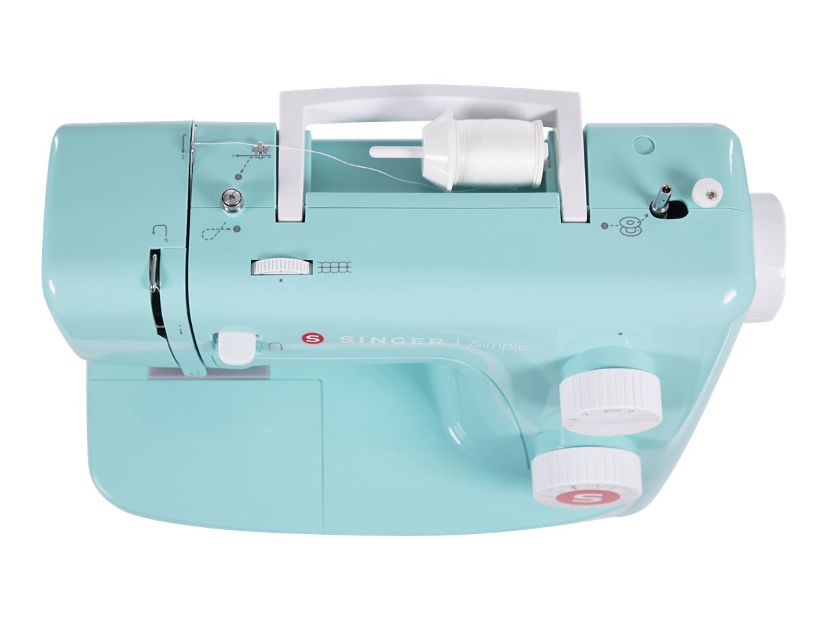 Singer 3223G - Nähmaschine - 23 Stiche - 1 vier-SchrittKnopfloch - Türkis