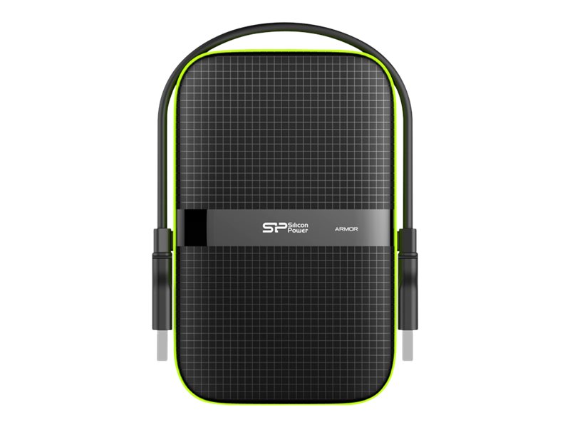 Silicon Power Armor A60 - Festplatte - 1 TB - extern (tragbar)2.5" (6.4 cm) - USB 3.0 - Schwarz