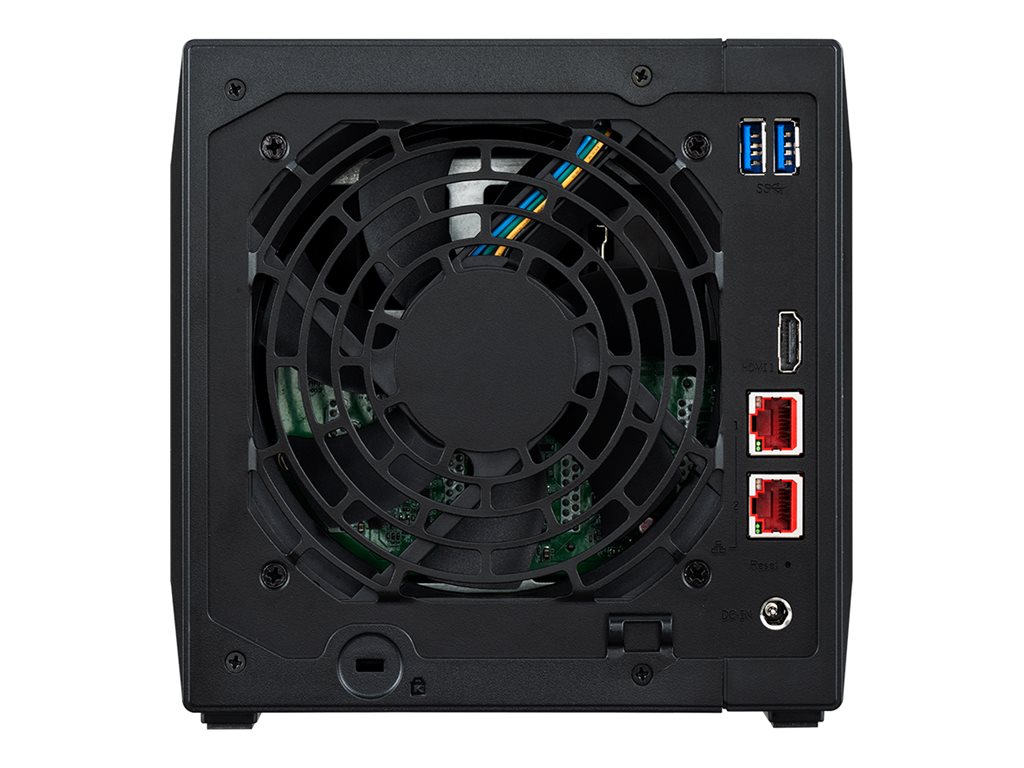 Asustor NSechskanttor 4 Gen 2 AS5404T - NAS-ServerSATA 6Gb/s - RAID 0 - 1 - 5 - 6 - 10 - JBOD - RAM 4 GB - 2.5 Gigabit Ethernet - iSCSI Support