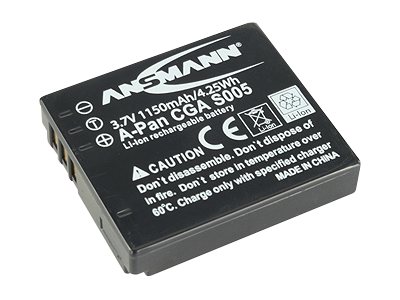 Ansmann A-Pan CGA S005 - Batterie - 1150 mAhfür Panasonic Lumix DMC-FX01 - FX150 - FX3EG-A - LX3 - LX3EB-K - LX3EGM-K - LX3EGM-S - LX3E-K - LX3E-S