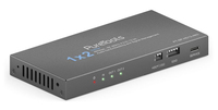 PureLink PureTools PT-SP-HD12-48G, HDMI, 2x HDMI, 3,5 mm, 7680 x 4320 Pixel, Schwarz, Stahl2xHDMI 2.1 - 8K - 120 Hz - 5W
