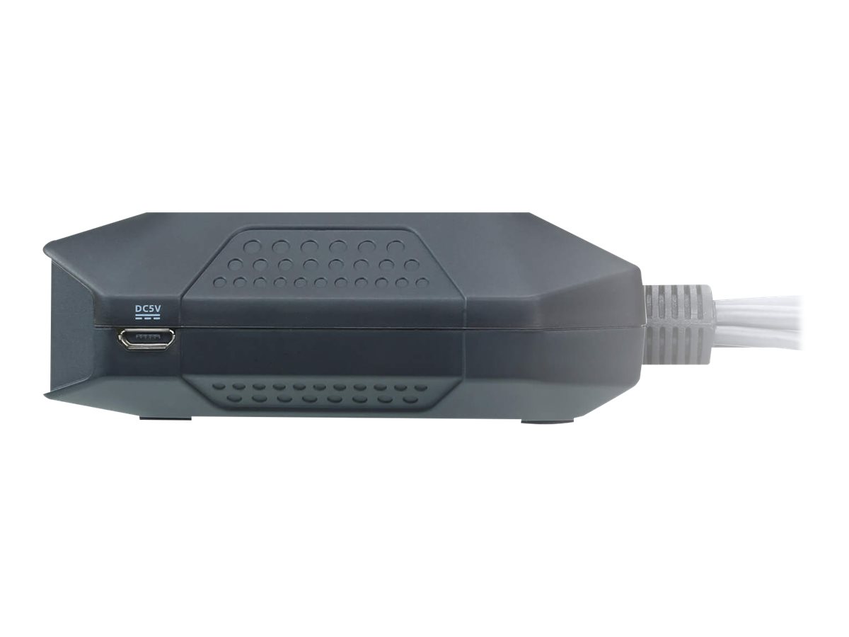 ATEN CS22DP - KVM-/Audio-/USB-Switch - 2 x KVM/Audio/USB1 lokaler Benutzer - Desktop