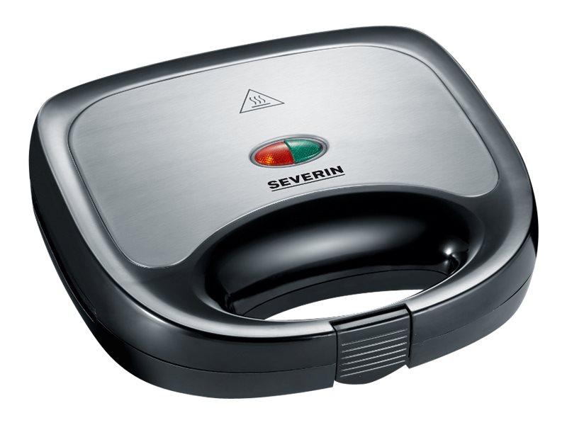 SEVERIN SA 2969 - Sandwichmaker - 600 W - Edelstahlgebürstet/schwarz